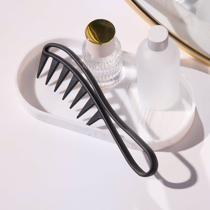 Carbon Fiber Comb Wide Tooth Detangler